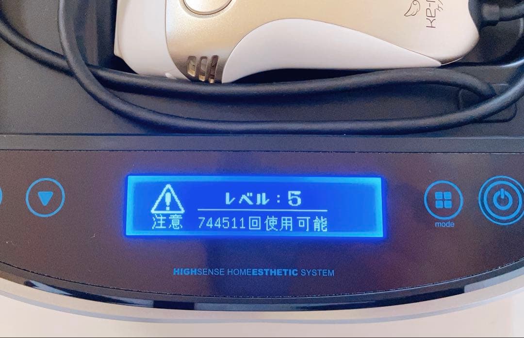 【値下げ】ケノン KENON 光脱毛器 v.8.4 レベル10残496,361回