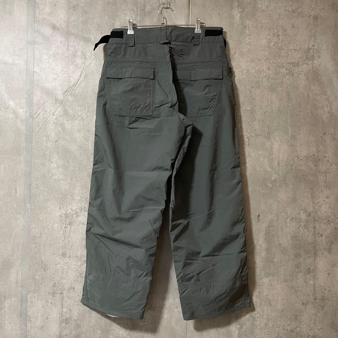 burtonバートンスキーパンツスノーボードウェアズボン下灰色グレー刺繍ロゴ希少