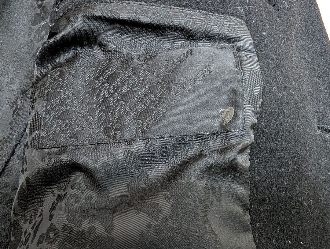 ROEN ロエンメルトン Pコート ライダース ジャケット 46