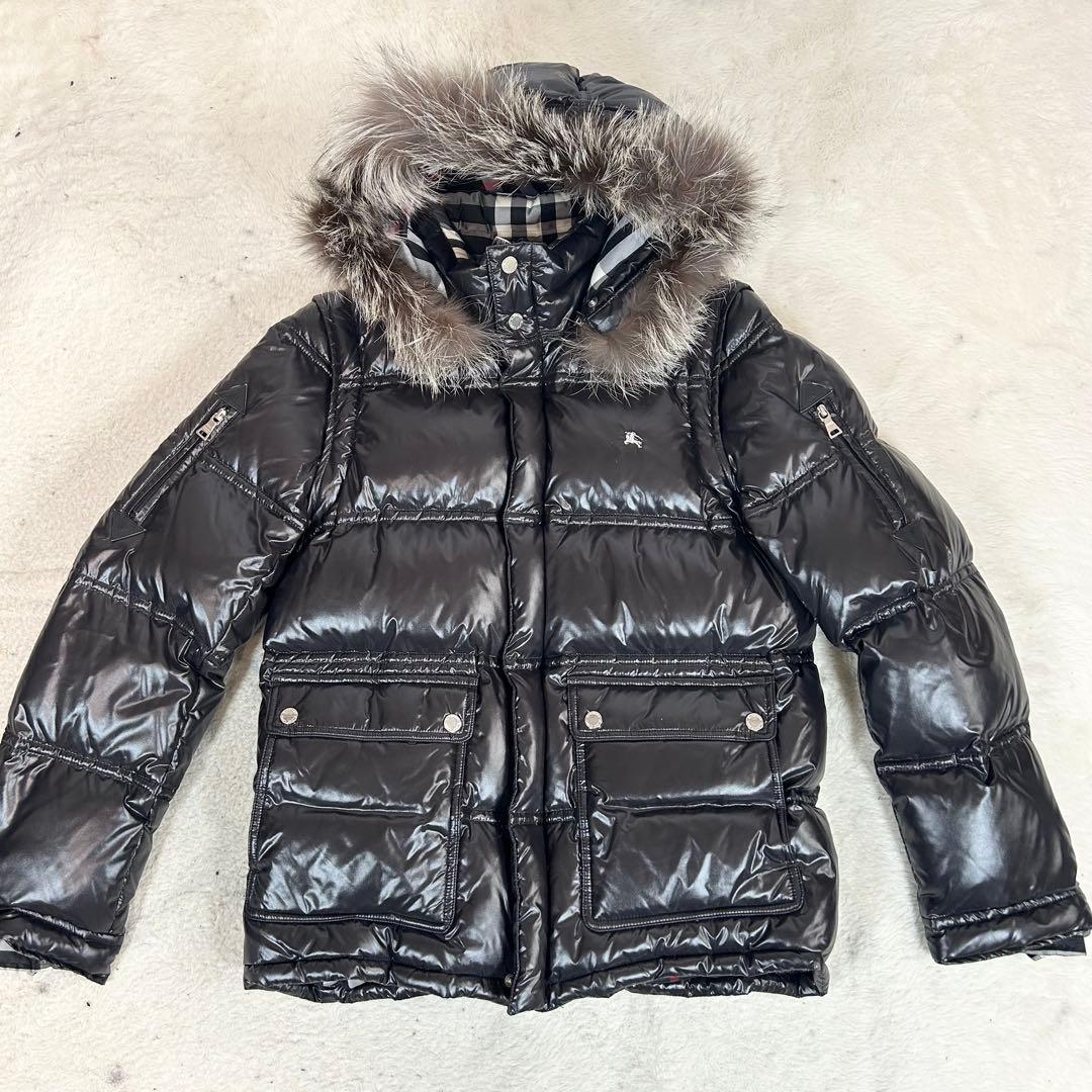 極美品❗️BURBERRY BLACK LABEL ダウンジャケット　6way 黒