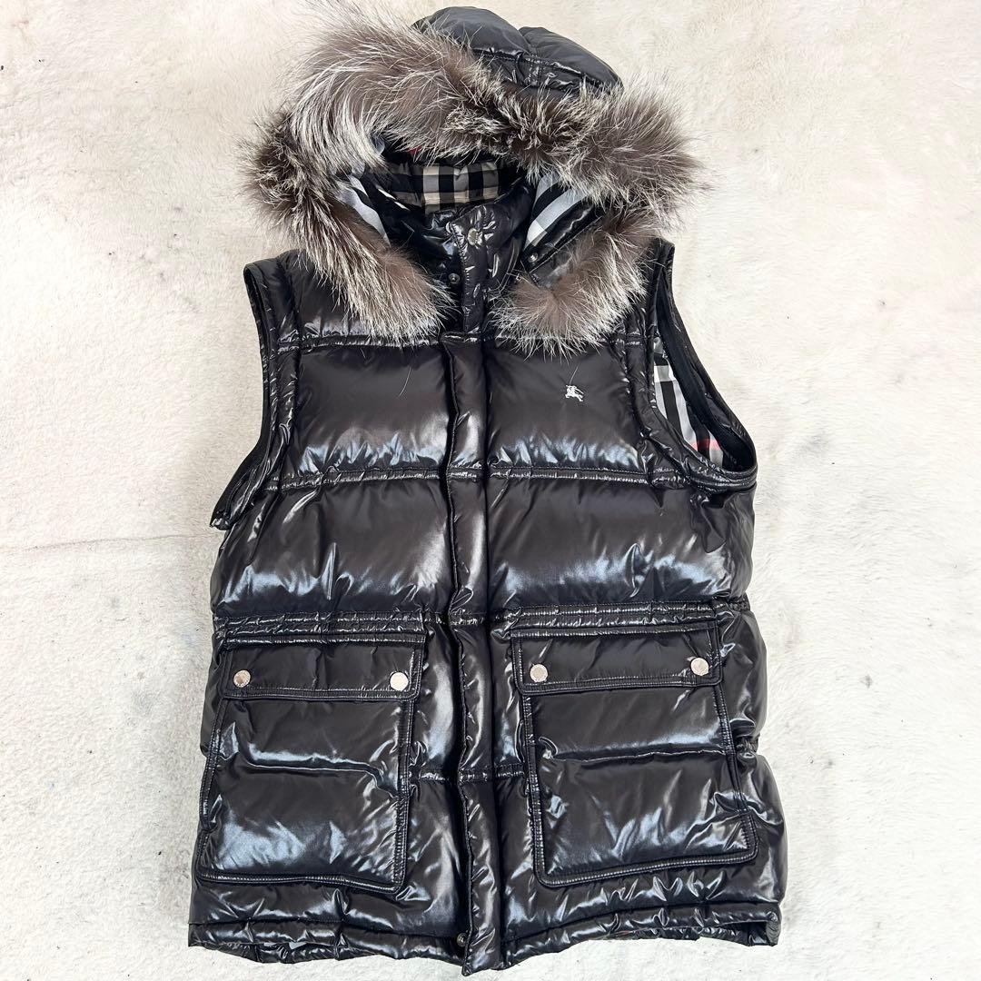極美品❗️BURBERRY BLACK LABEL ダウンジャケット　6way 黒