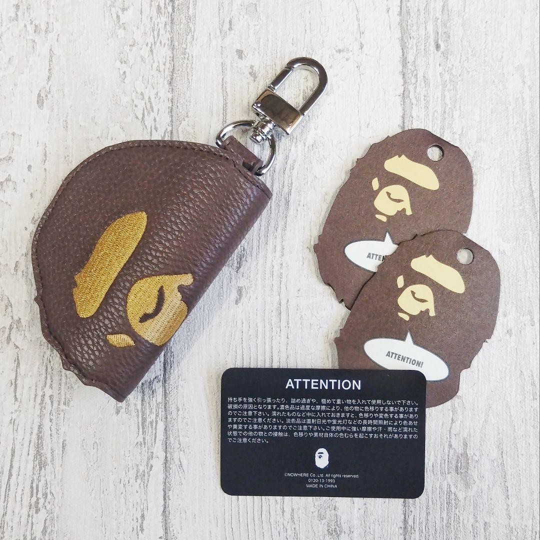 BAPE レザー APEHEAD キーケース☆新品・未使用 - メルカリ
