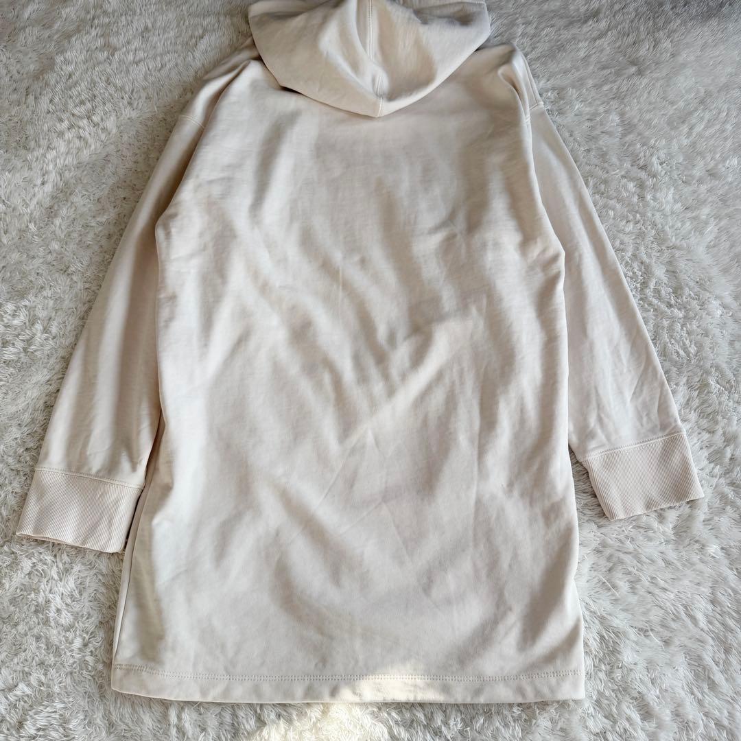 【COACH コーチ】エッセンシャル ワンピースフーディーパーカーオフホワイトM