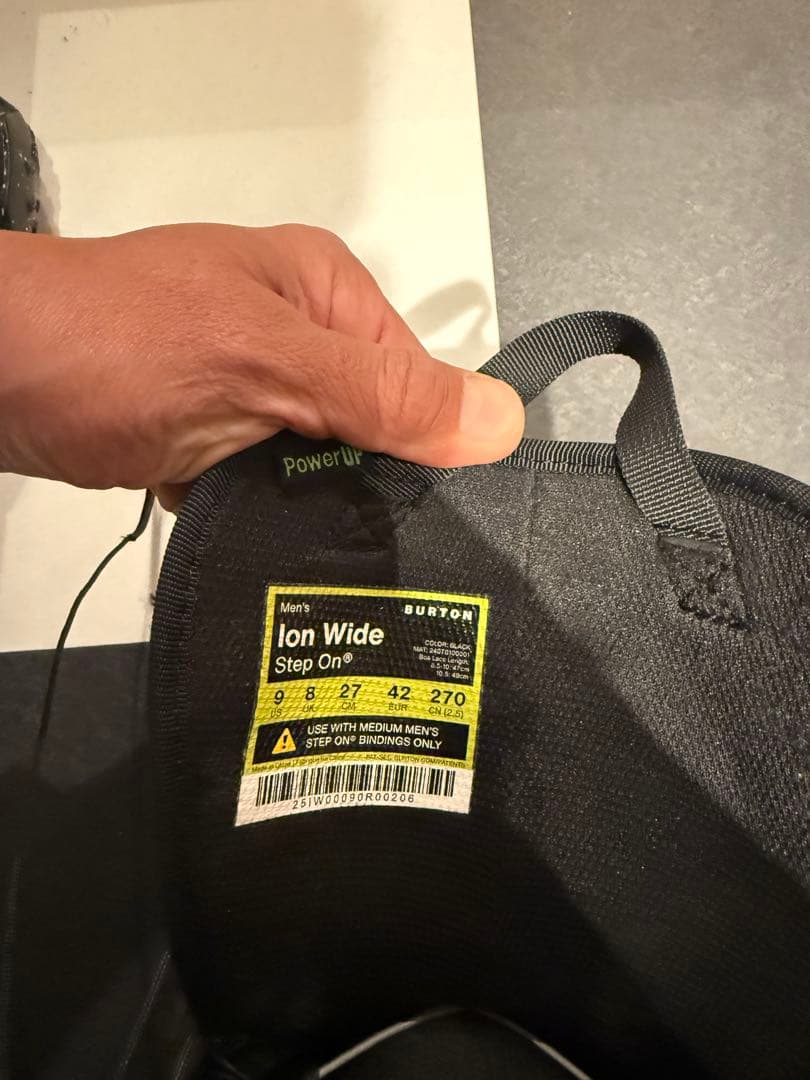 【美品】BURTON Ion Step On 27.0cmバートン ステップオン