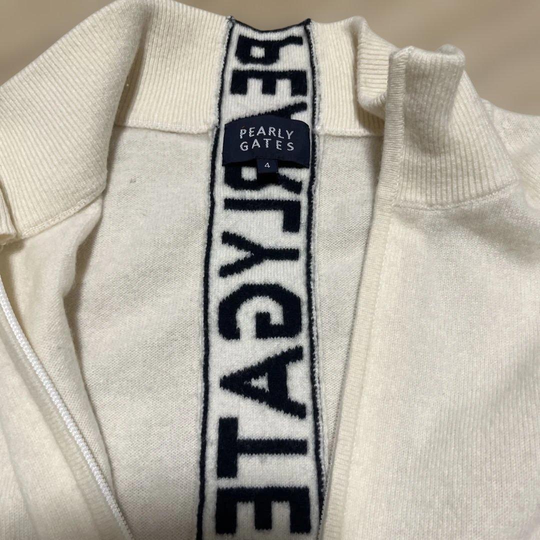 新品訳あり　PEARLY GATES　カシミヤ天竺セーター　Mサイズ