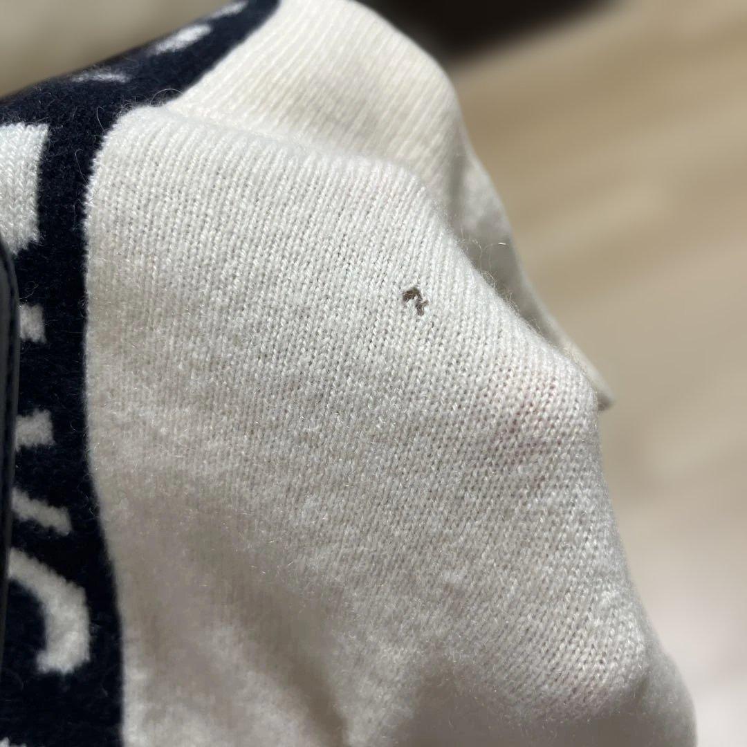 新品訳あり　PEARLY GATES　カシミヤ天竺セーター　Mサイズ