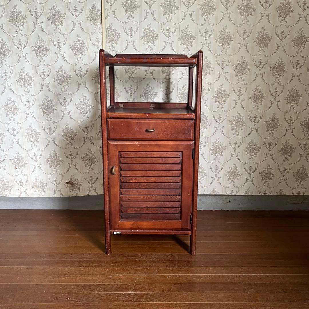 アンティーク】カリモク 電話台 FAX台 花台 飾り台 古家具 古民家