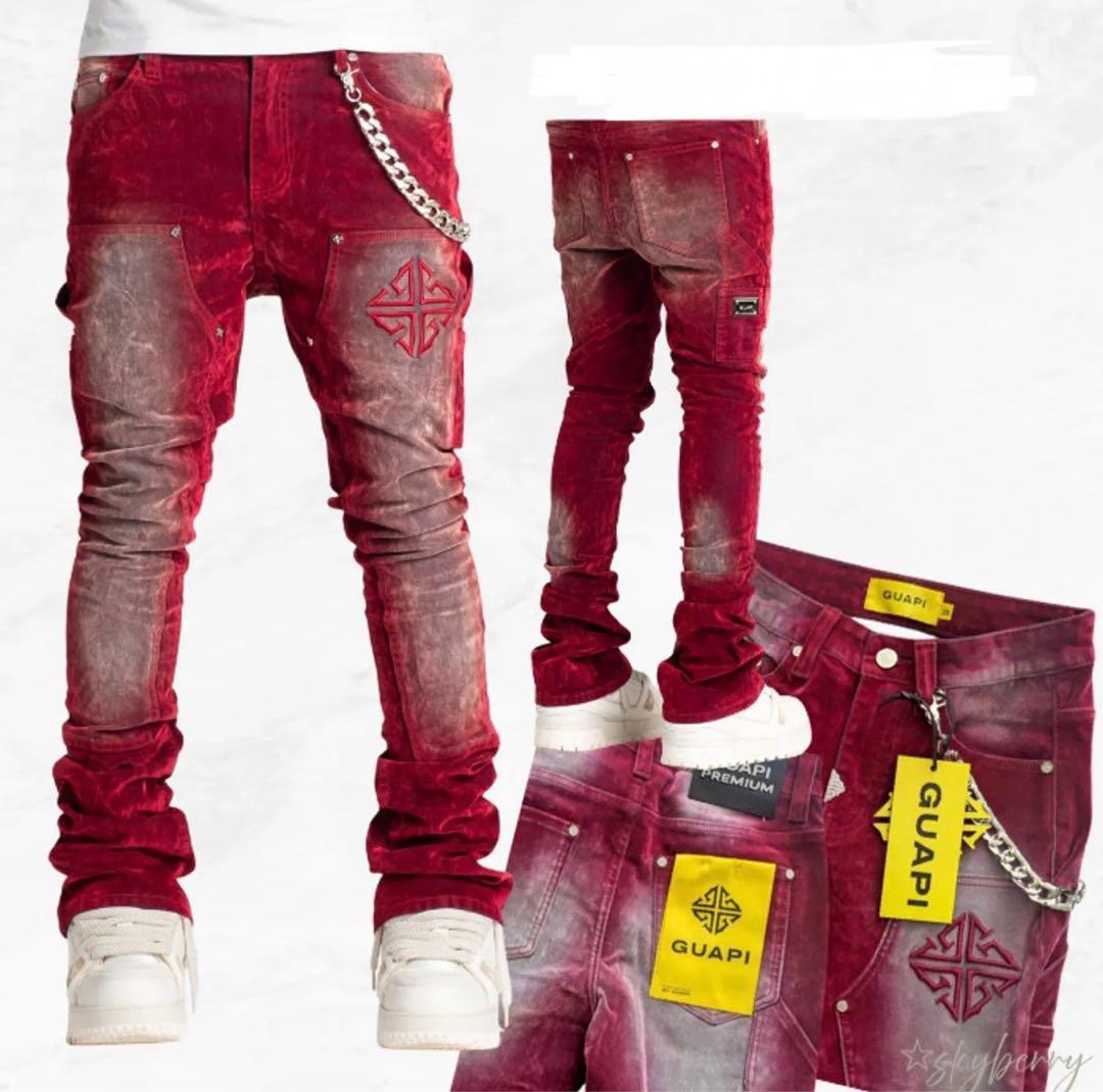 グアピ 赤 28 GUAPI レッド 32 楽天市場】GUAPI グアピ フレアデニム