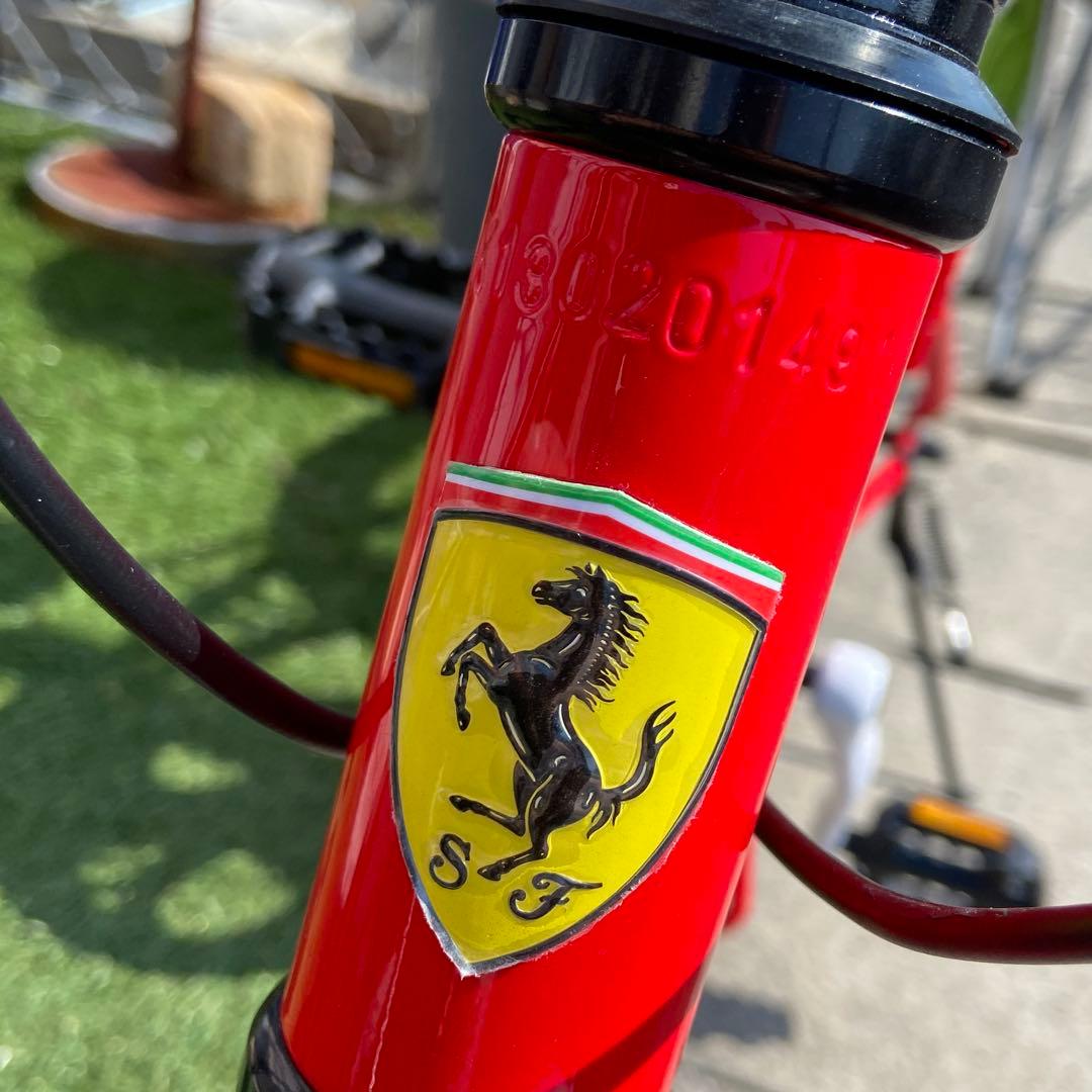 美品⭐️フェラーリ　折りたたみ自転車　20インチ　レッド