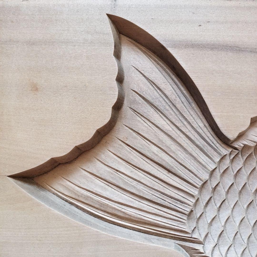 和菓子木型　鯛　一尺八寸