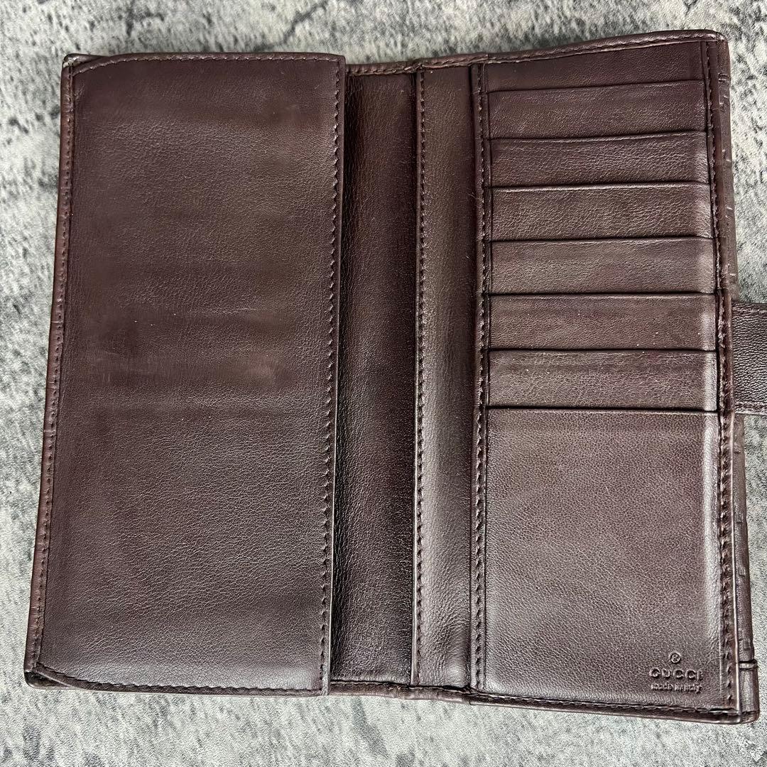 GUCCI グッチシマ ハートクレストWホック長財布