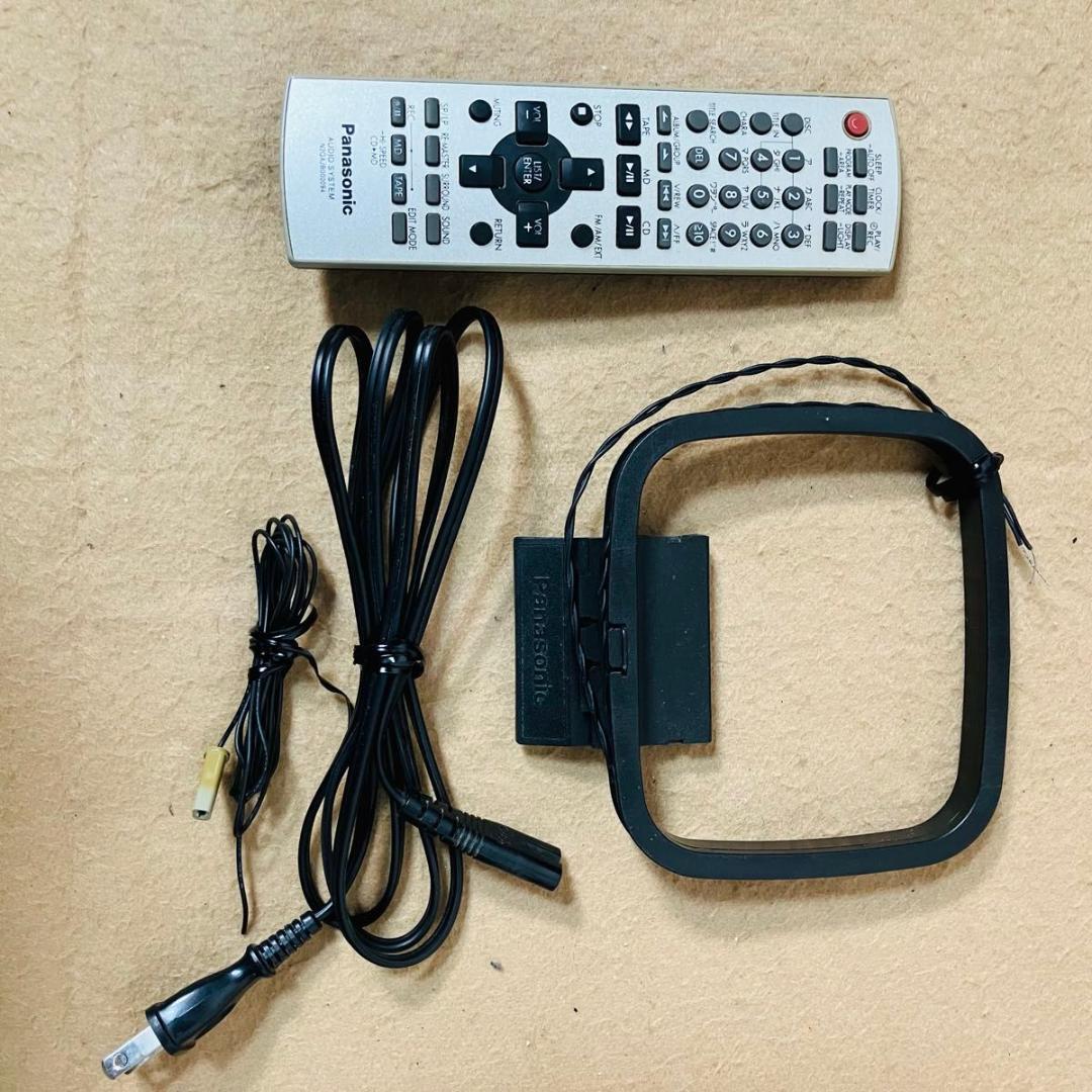 動作品】Panasonic システムコンポ SC-PM700MD-S リモコン - メルカリ