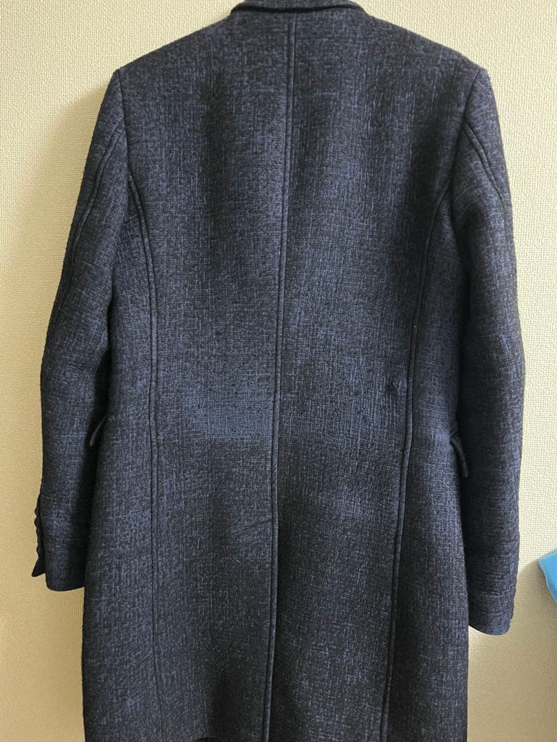 近代モデル Burberry バーバリー ダークブルー チェスターコート
