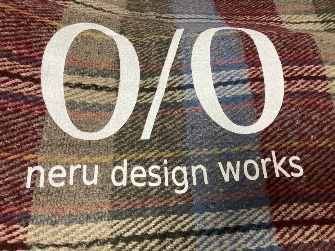ネルデザインワークスneru design works チェック柄ブランケット