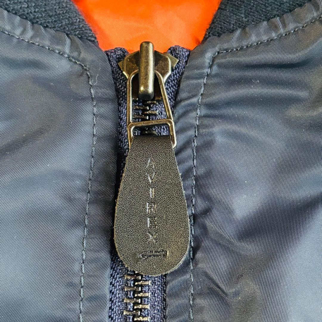 【美品】AVIREX フライトジャケット L-2A ワッペン 刺繍 XL