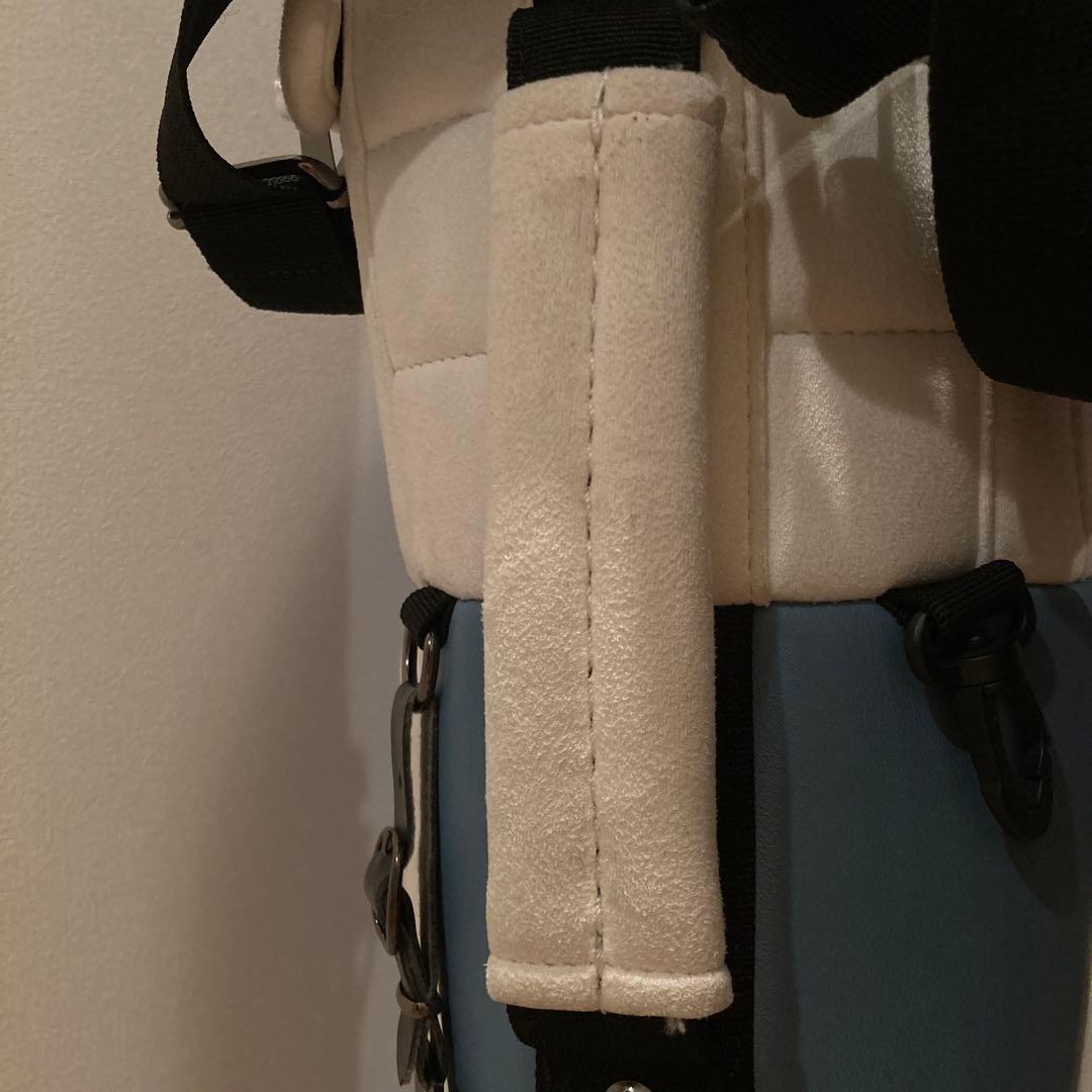 CPGゴルフ　ミニマルPU キャディーバッグ　With RC スタンド式　ブルー