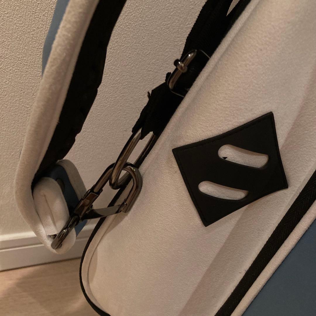 CPGゴルフ　ミニマルPU キャディーバッグ　With RC スタンド式　ブルー