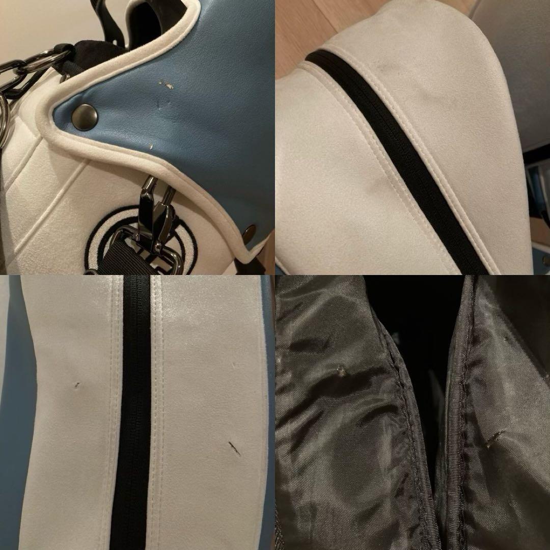 CPGゴルフ　ミニマルPU キャディーバッグ　With RC スタンド式　ブルー