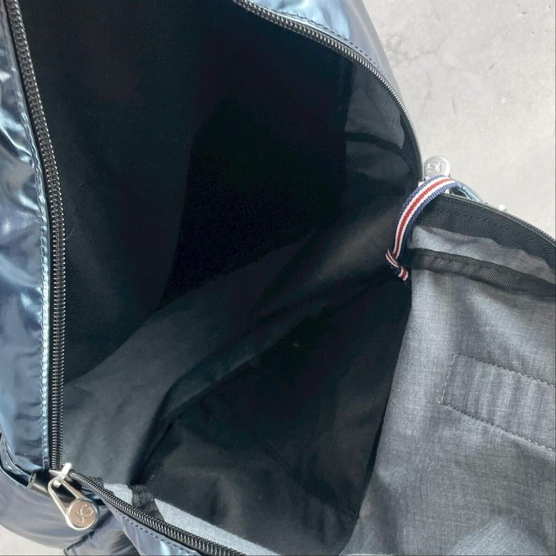 美品　マザーハウス　カゼマトウ リュック L レザー　ユニセックス　緑青