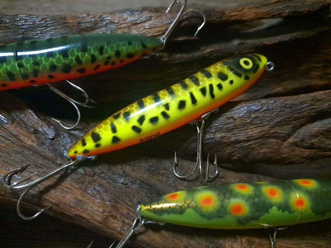 ヘドン　スウェイバック　ザラスプーク　イケメンカラー3色セット