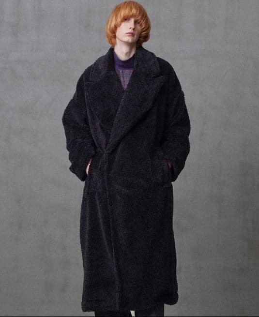 ジャケット・アウター shareef ECO FUR LONG COAT