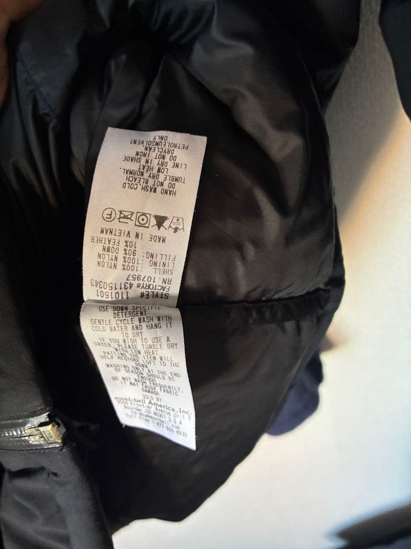 モンベル　ダウンジャケット