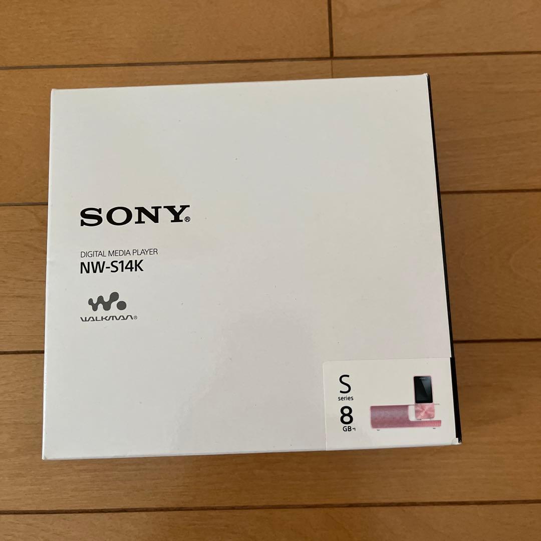 SONY ウォークマン　デジタルメディアプレーヤー　NW-S14K（ピンク）