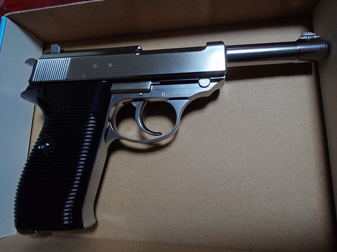 ●MARUZEN ワルサー P38 ガスガン ac40●木製グリップおまけ