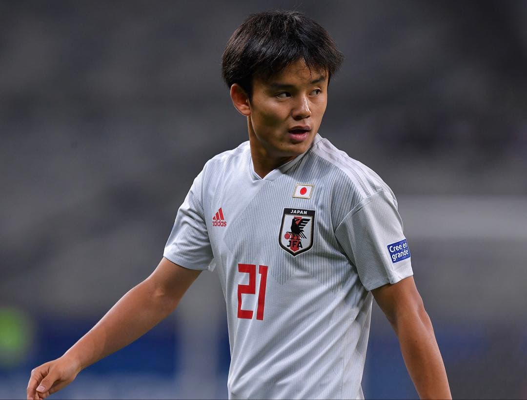 【本人着用品】久保建英 日本代表 ユニフォーム 上下セット 実使用品 激レア