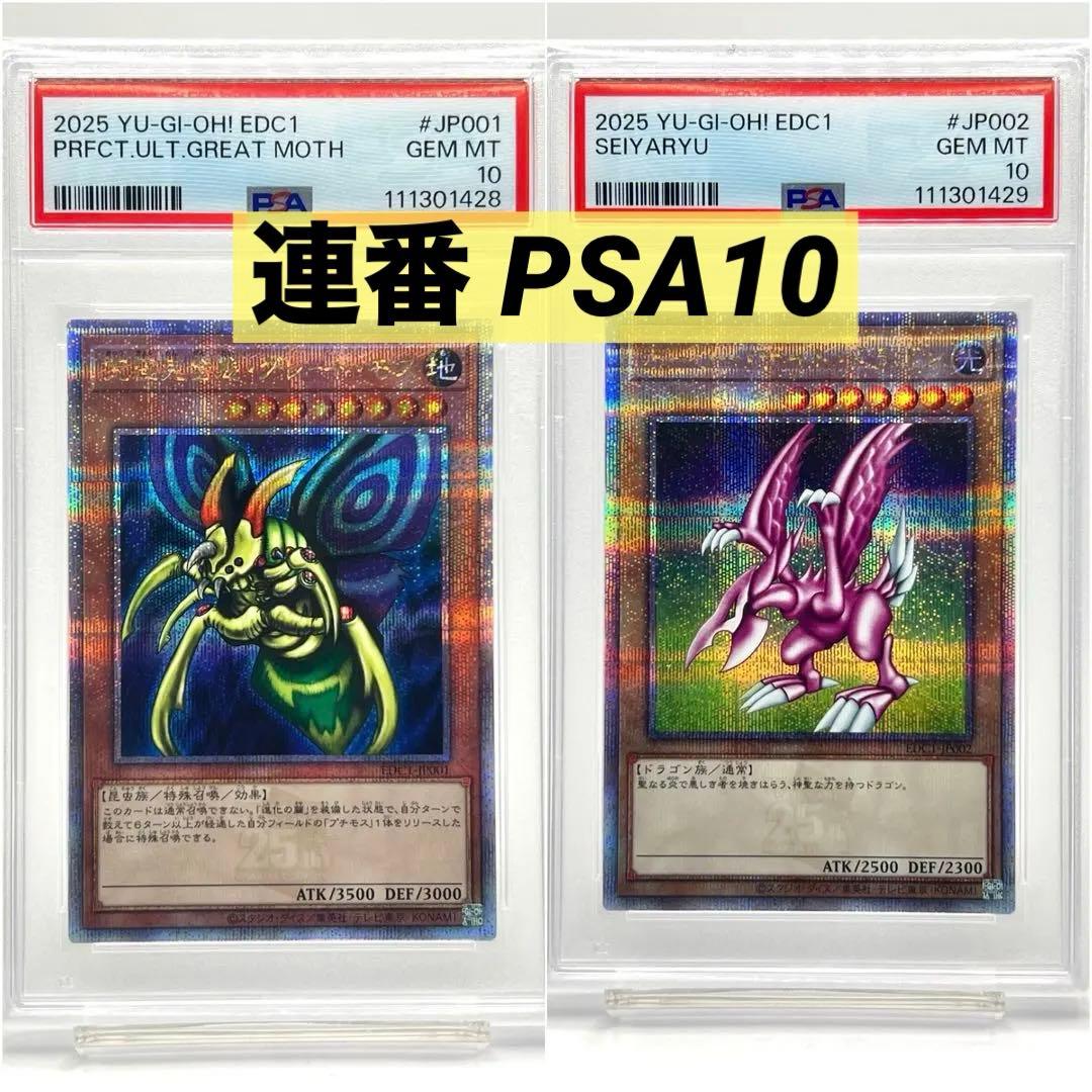 【連番PSA10】究極完全態グレートモス ホーリーナイトドラゴン クオシク