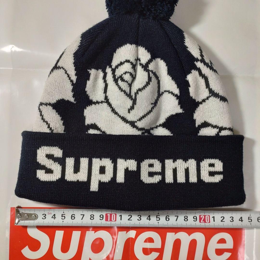 シュプリーム Supreme Rose Beanie Black