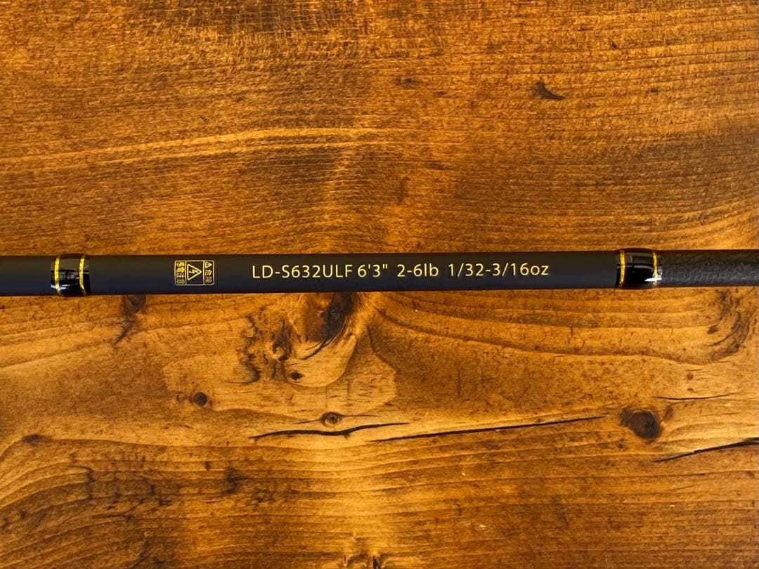 スピニングロッド　S632UL バスロッド　バス釣り　トラウト　アジング　MF