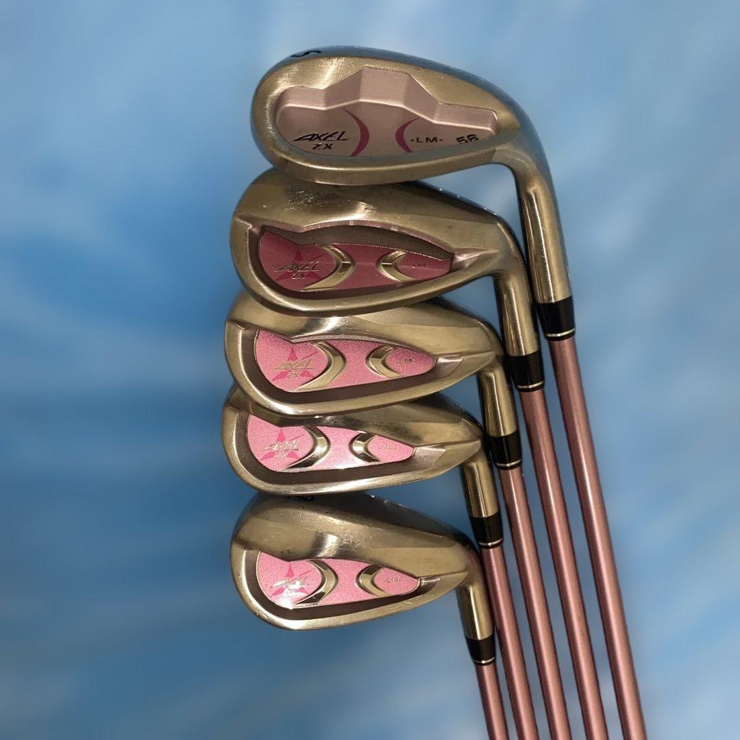【現状美品】AXEL ZX レディースクラブセット 9本