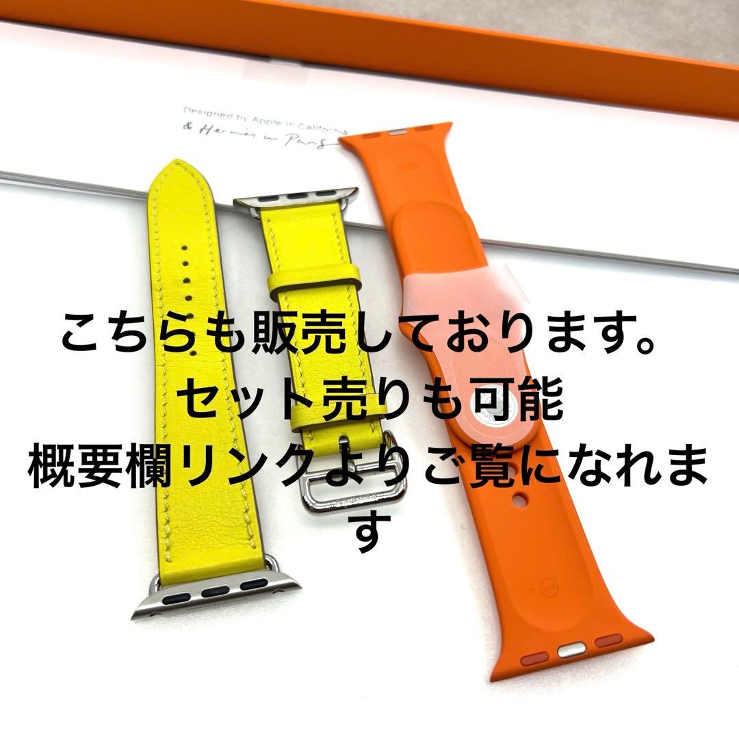 HERMES アップルウォッチ レザー 42mm ベルト バンド 0572a14