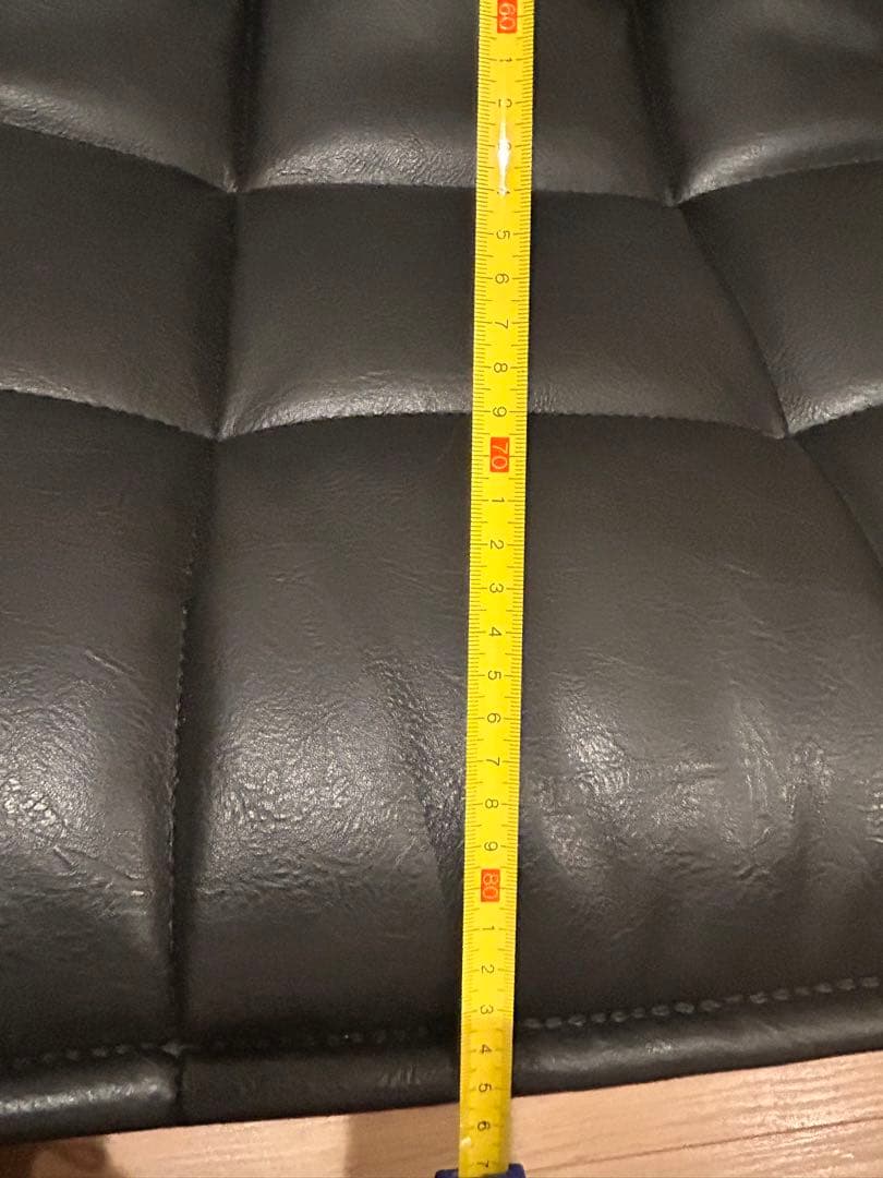 デザイナーズチェア ブラック レザー調 モダン 1人掛け