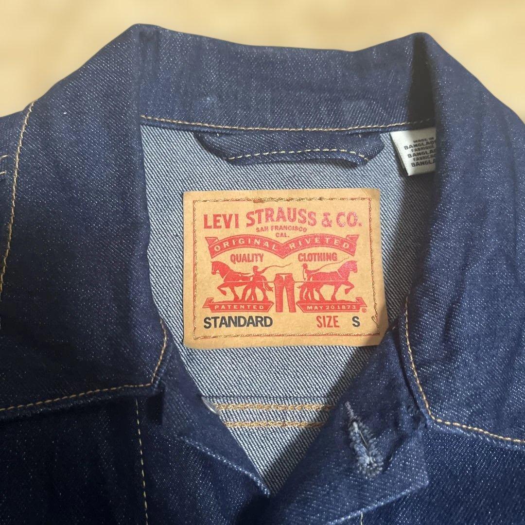Levi's デニムセットアップ　デニムジャケットS＆パンツ514W34L32
