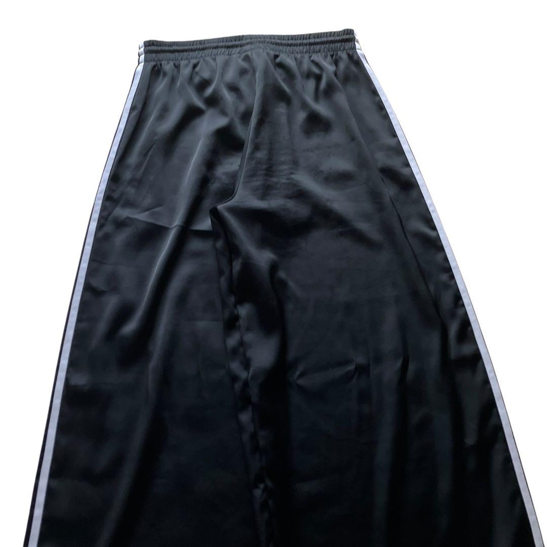 美品 adidas バギーフレア ジャージセットアップ XLサイズ 超極太