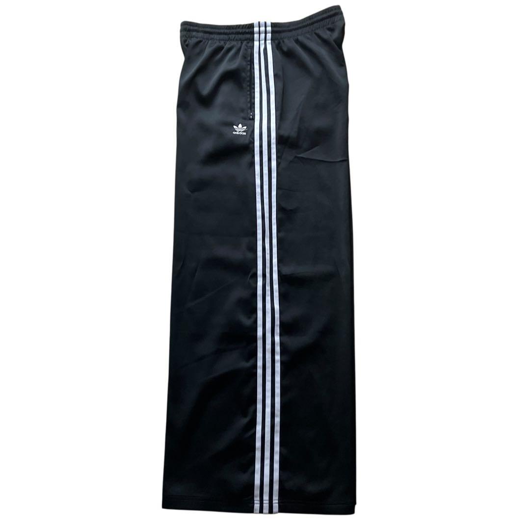 美品 adidas バギーフレア ジャージセットアップ XLサイズ 超極太