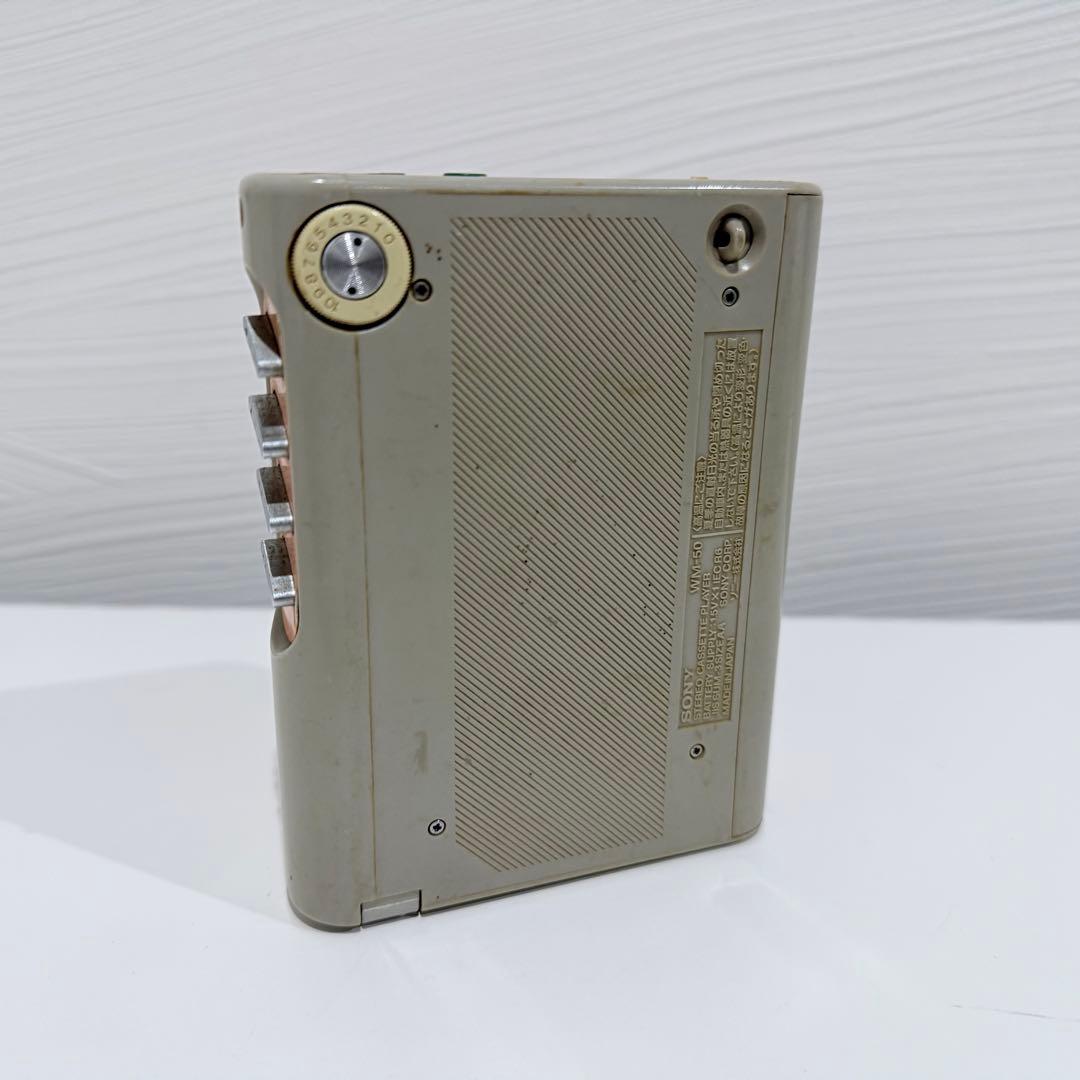 希少SONY WALKMAN WM-50 ソニー カセットウォークマン オレンジ