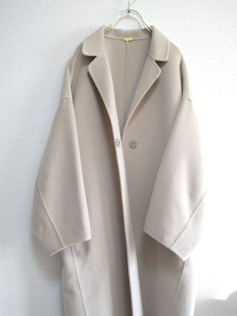 【専用】美品☆　ドゥーズィエムクラス　ウールアンゴラリバーコート