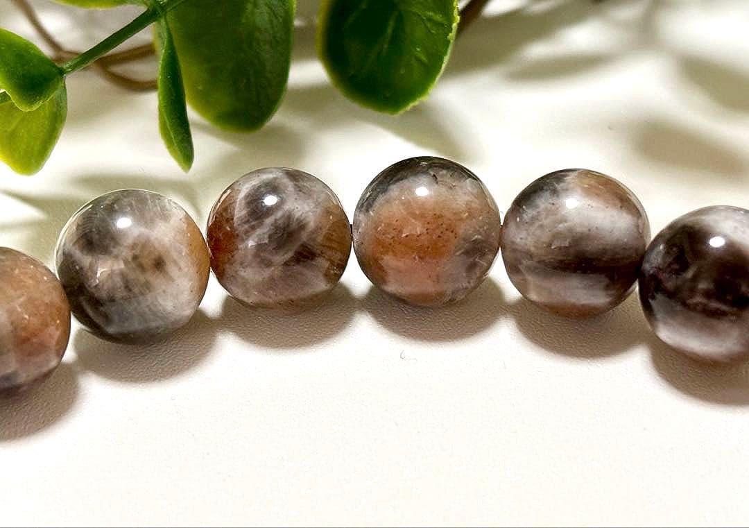 蒼衣　黄昏に瞬く光の邂逅　トワイライトブラックサンムーンストーンのブレス