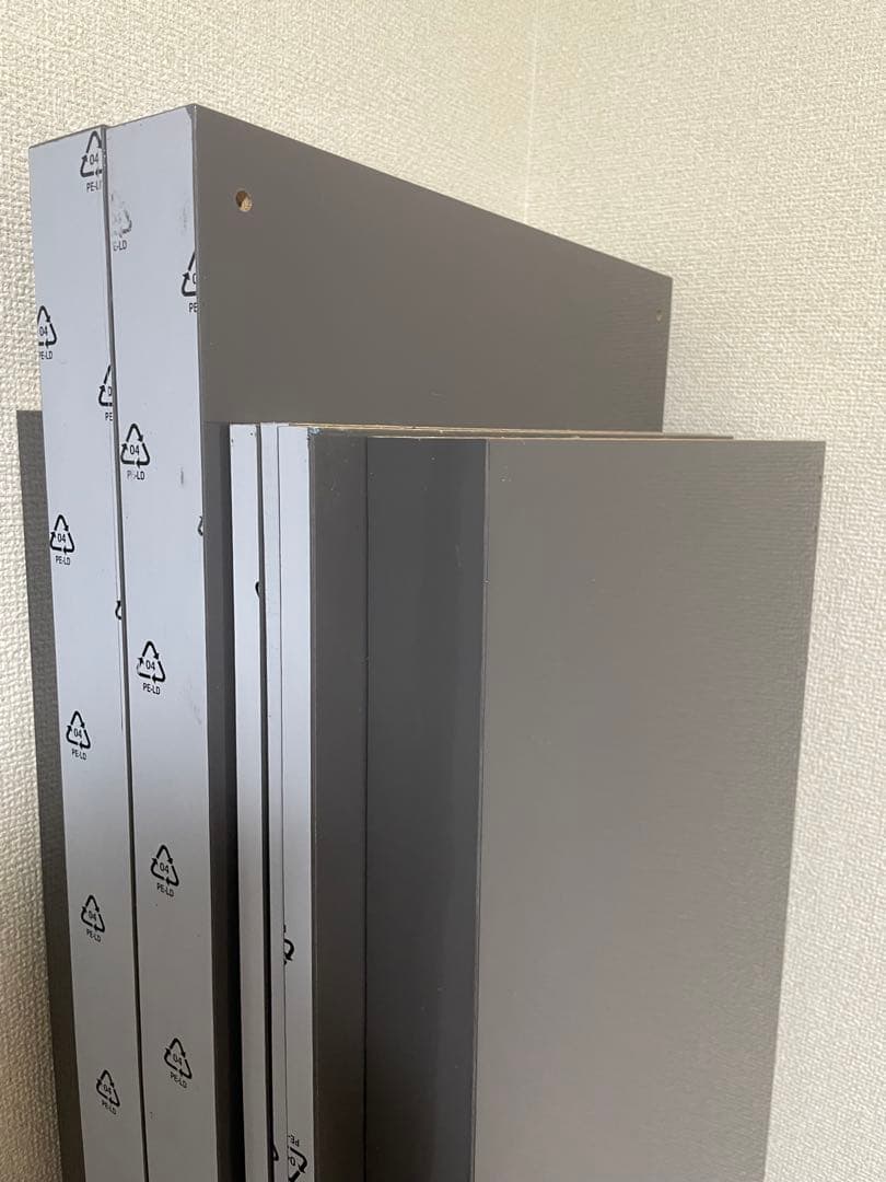 IKEA EXPEDIT 書棚 グレー　現kallax 4段