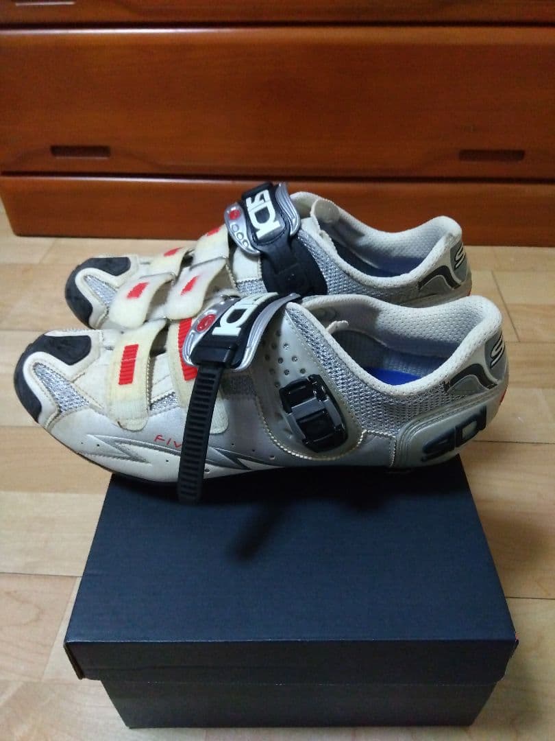 SIDI クリンチングシューズ ホワイト/グレー/レッド