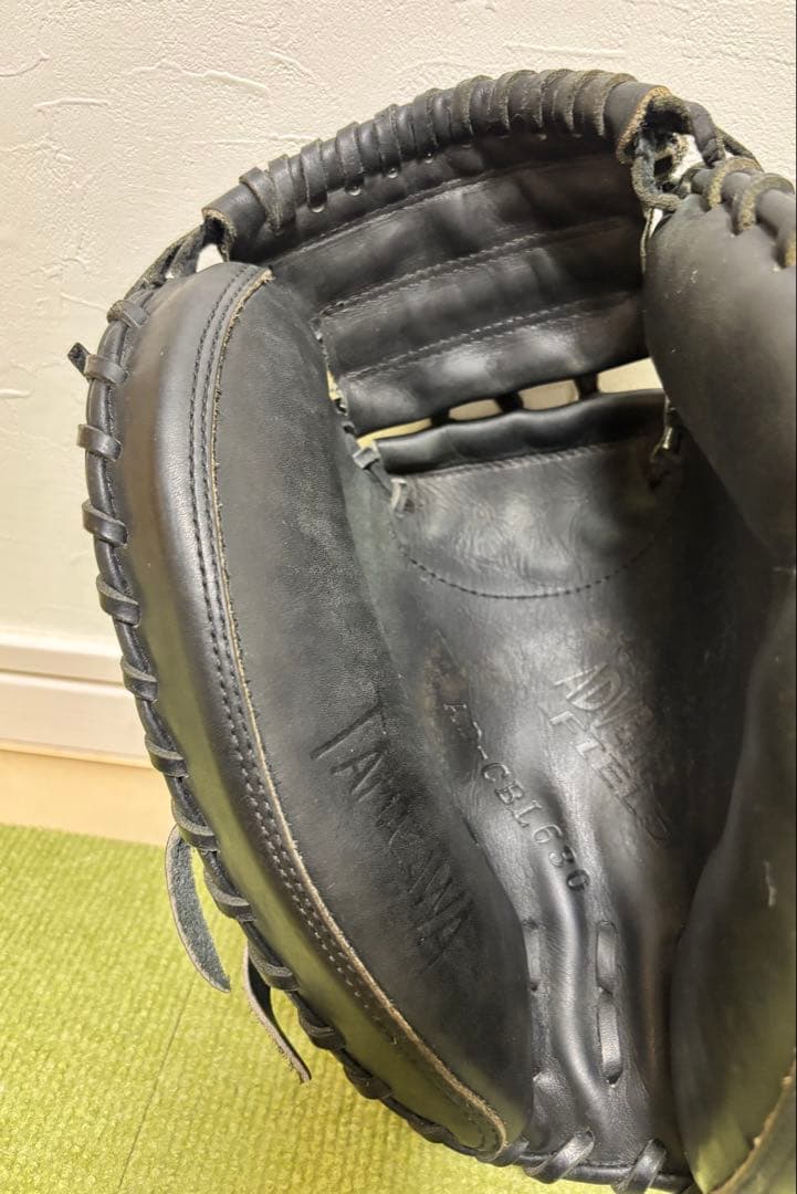 TAMAZAWA 玉澤 軟式キャッチャーミットグローブ 黒色