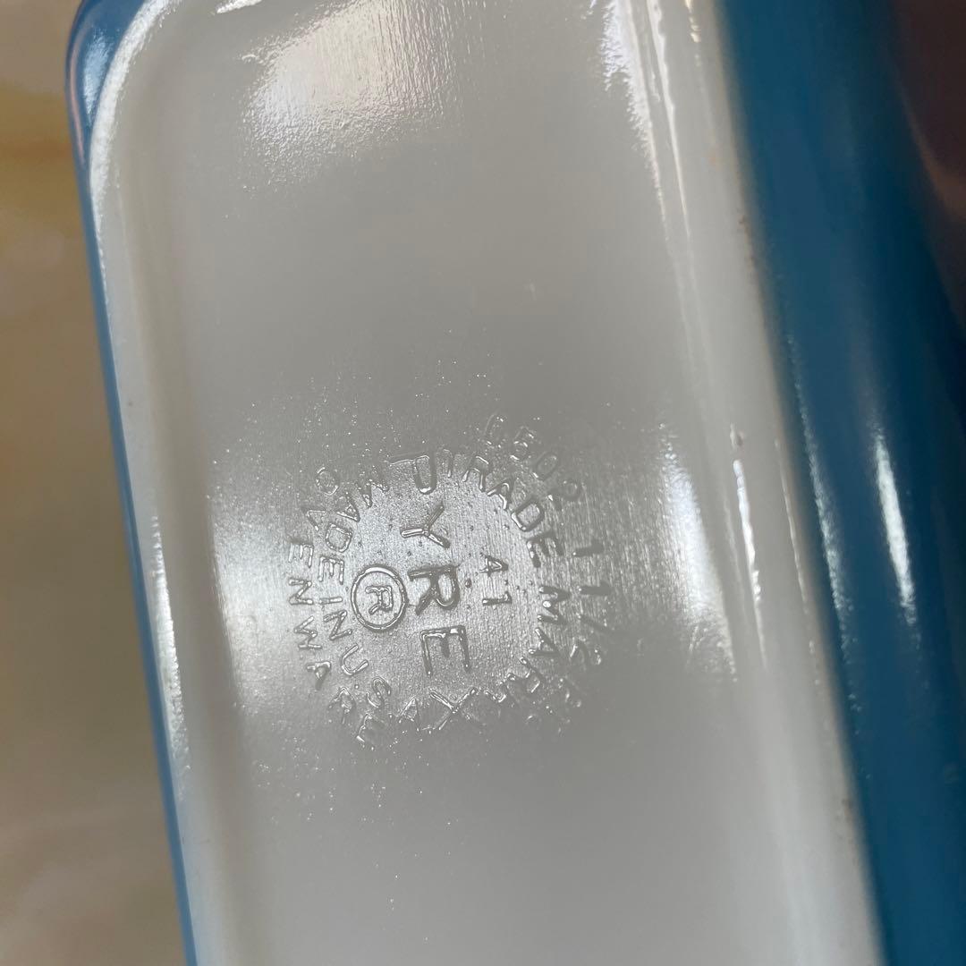 オールドパイレックス　リフ　リフリジレーター　スノーフレーク3点セット