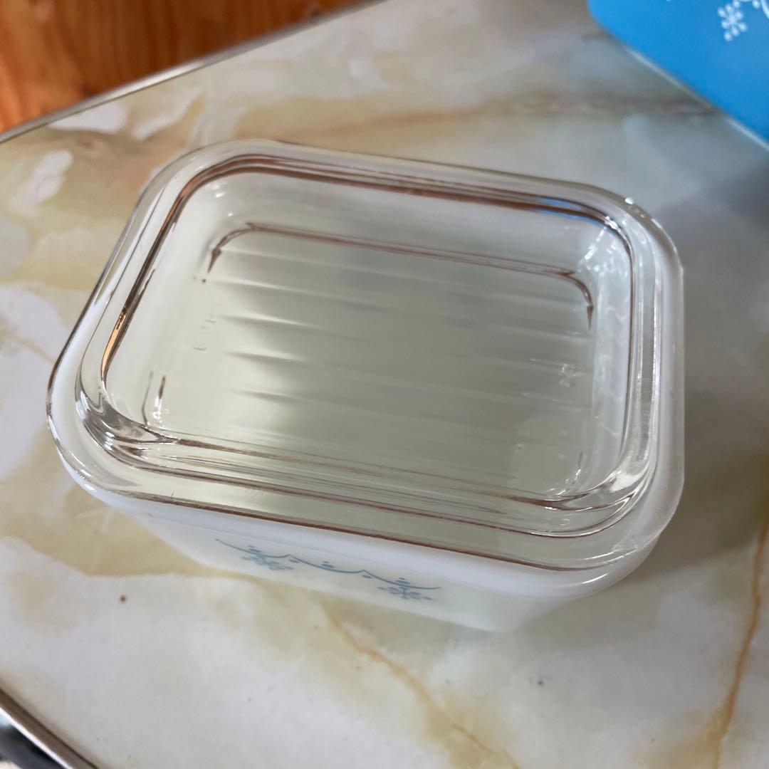 オールドパイレックス　リフ　リフリジレーター　スノーフレーク3点セット