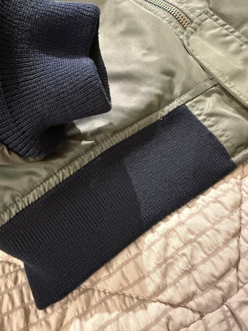 HOUSTON MA-1 バイクジャケット オリーブグリーン