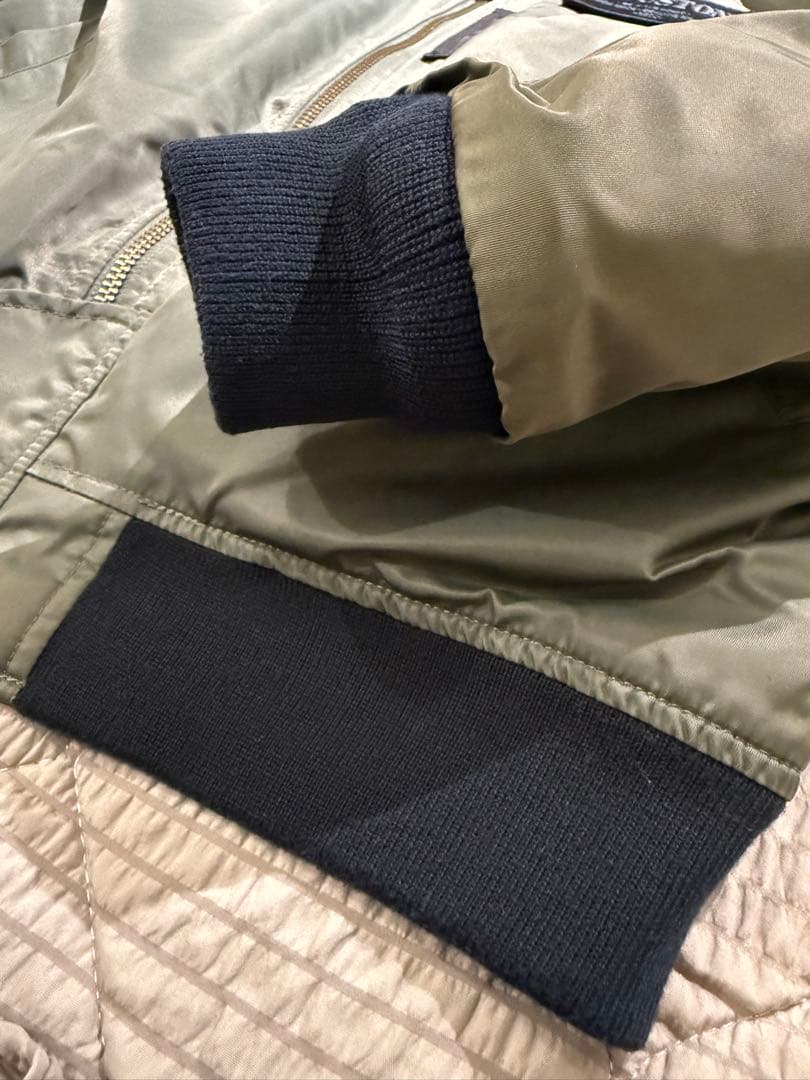 HOUSTON MA-1 バイクジャケット オリーブグリーン