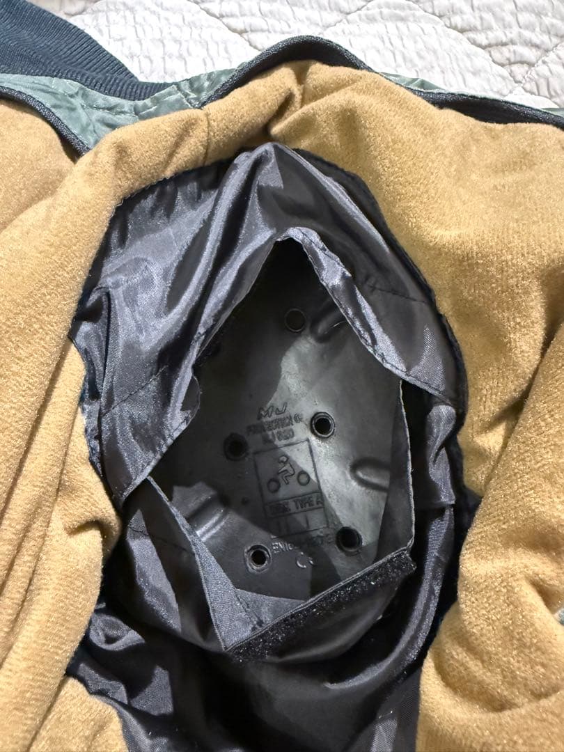 HOUSTON MA-1 バイクジャケット オリーブグリーン