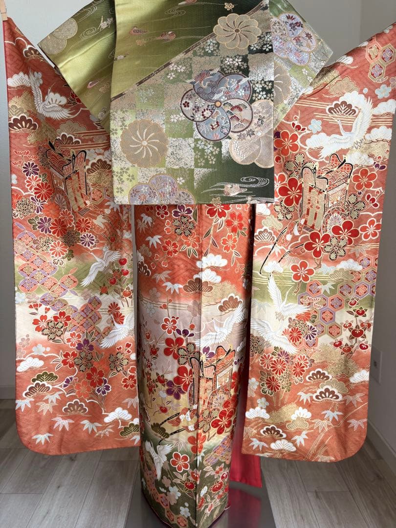 《特別大特価❣️③》振袖フルセット　正絹　成人式